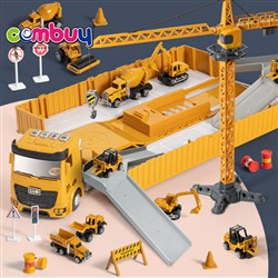 CB934368-CB934369 CB934377 - Friction inertia musical lighting metal engineering launch alloy toys diecast container truck